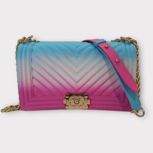 Jelly Flap Crossbody Bag.